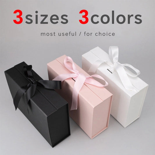 Spot Wholesale | Bow Folding Box, Magnetic Folding Box, Magnet Packaging Gift Box