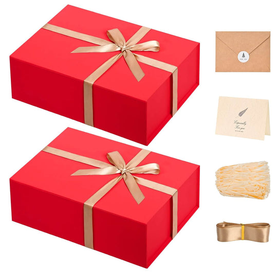 LIFELUM Red Gift Box 8in