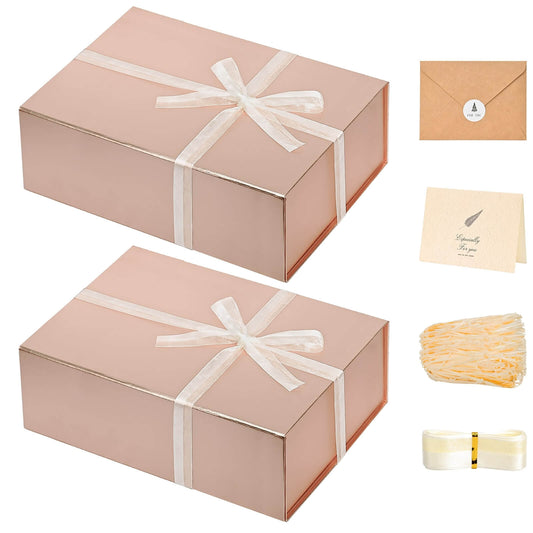 LIFELUM Rose Gold Gift Box 8in